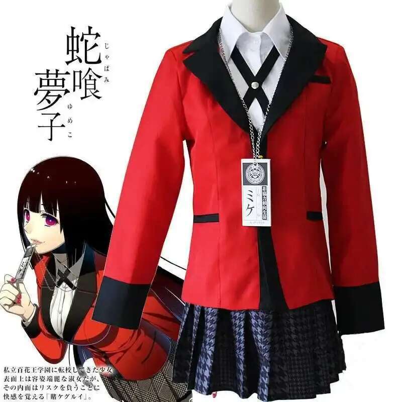 Anime Kakegurui Jabami Yumeko  - Anime Cosplay Ninja ulasan dan harga