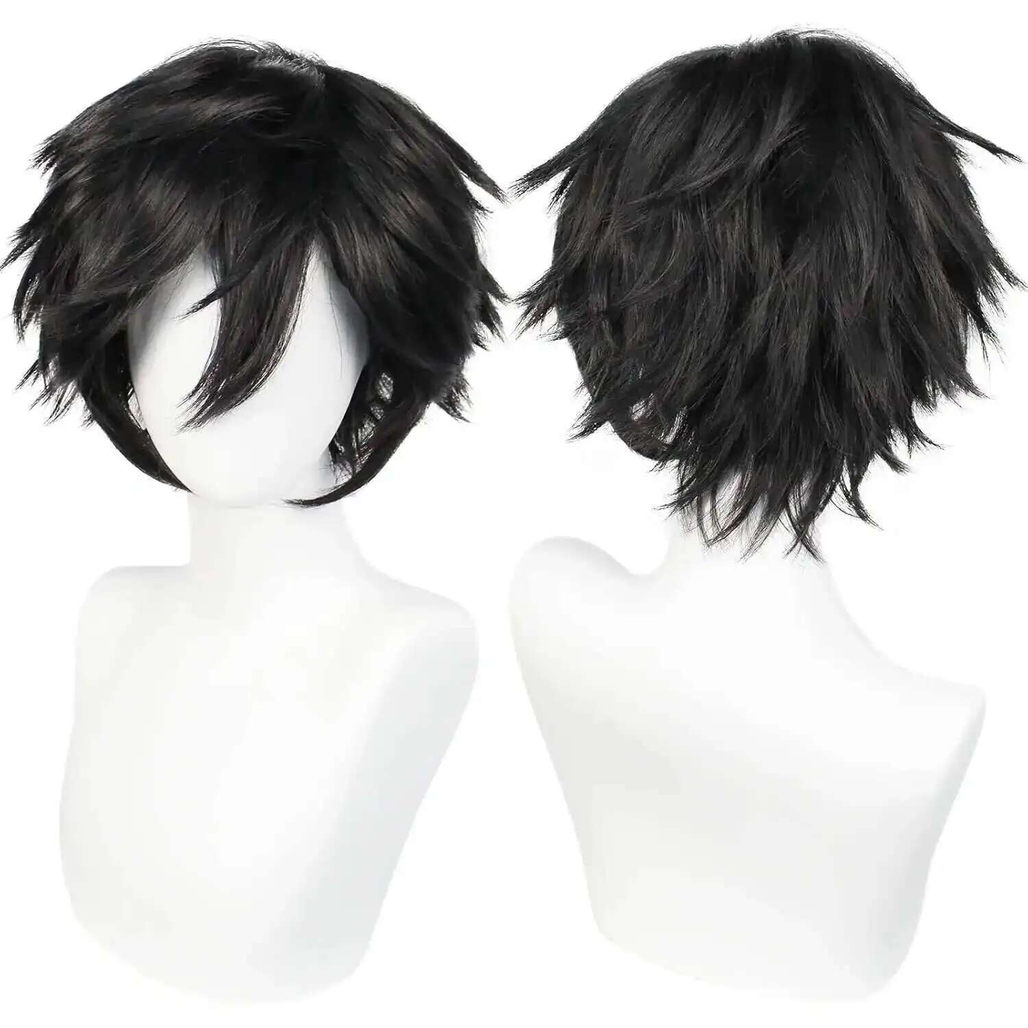 Short Black Men's Cosplay Synt - Anime Cosplay Ninja ulasan dan harga