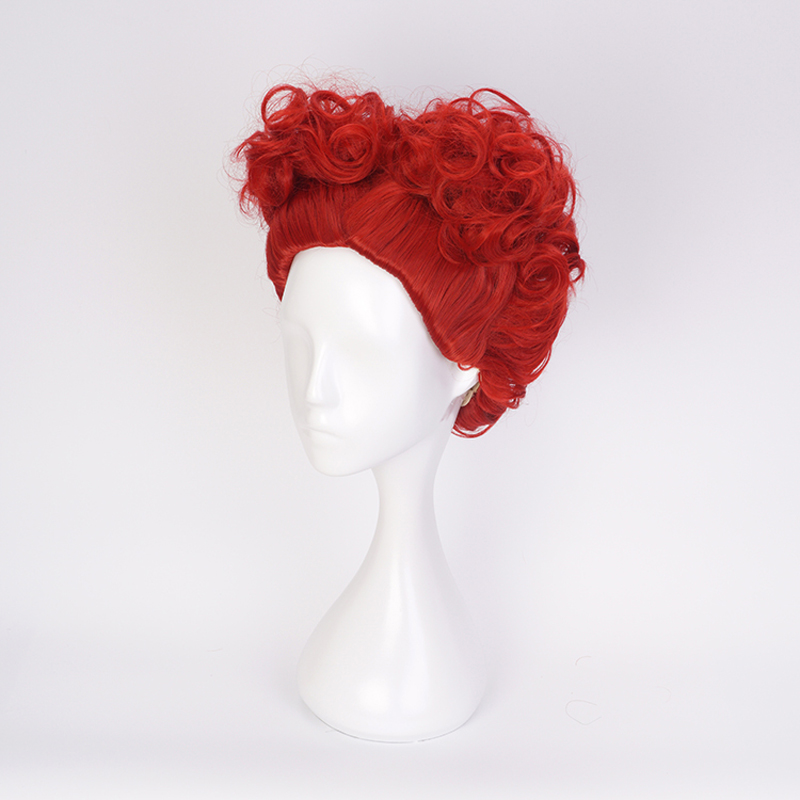 Alice Red Queen Cosplay Wig Qu - Anime Cosplay With Red Hair ulasan dan harga