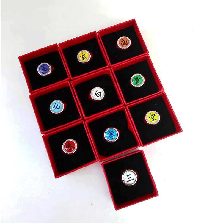 Hot Anime Accessories Ring Aka - Anime Cosplay Naruto ulasan dan harga
