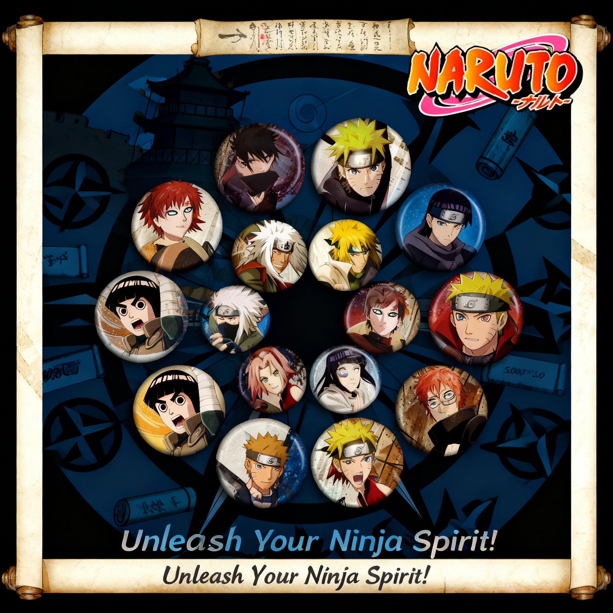 Naruto Anime Badge Pin 58mm Sa - Anime Cosplay Naruto ulasan dan harga