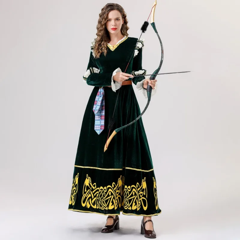 Brave Cartoon Princess Merida  - Anime Cosplay With Red Hair ulasan dan harga