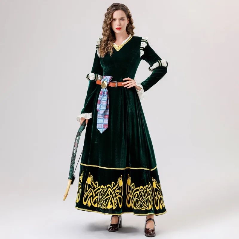Brave Cartoon Princess Merida  - Anime Cosplay With Red Hair ulasan dan harga