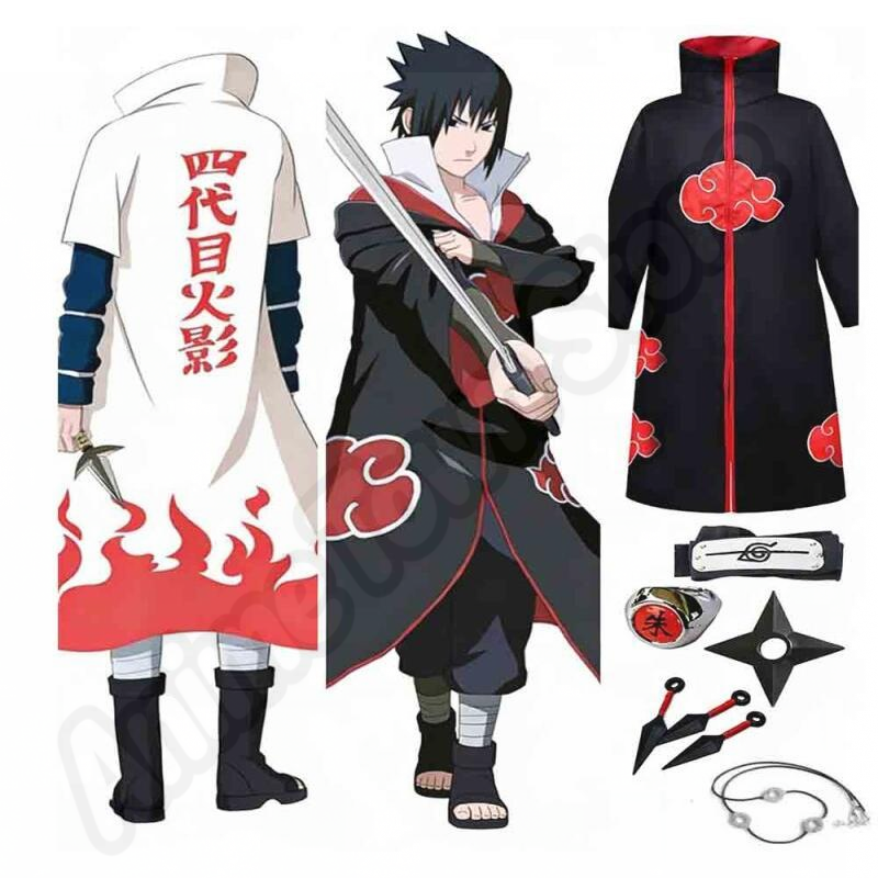 Adult Men Ninja Akatsuki Uchih - Anime Cosplay Ninja ulasan dan harga
