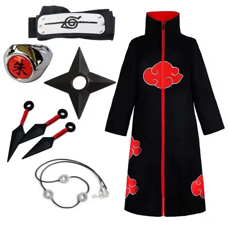 Adult Men Ninja Akatsuki Uchih - Anime Cosplay Ninja ulasan dan harga