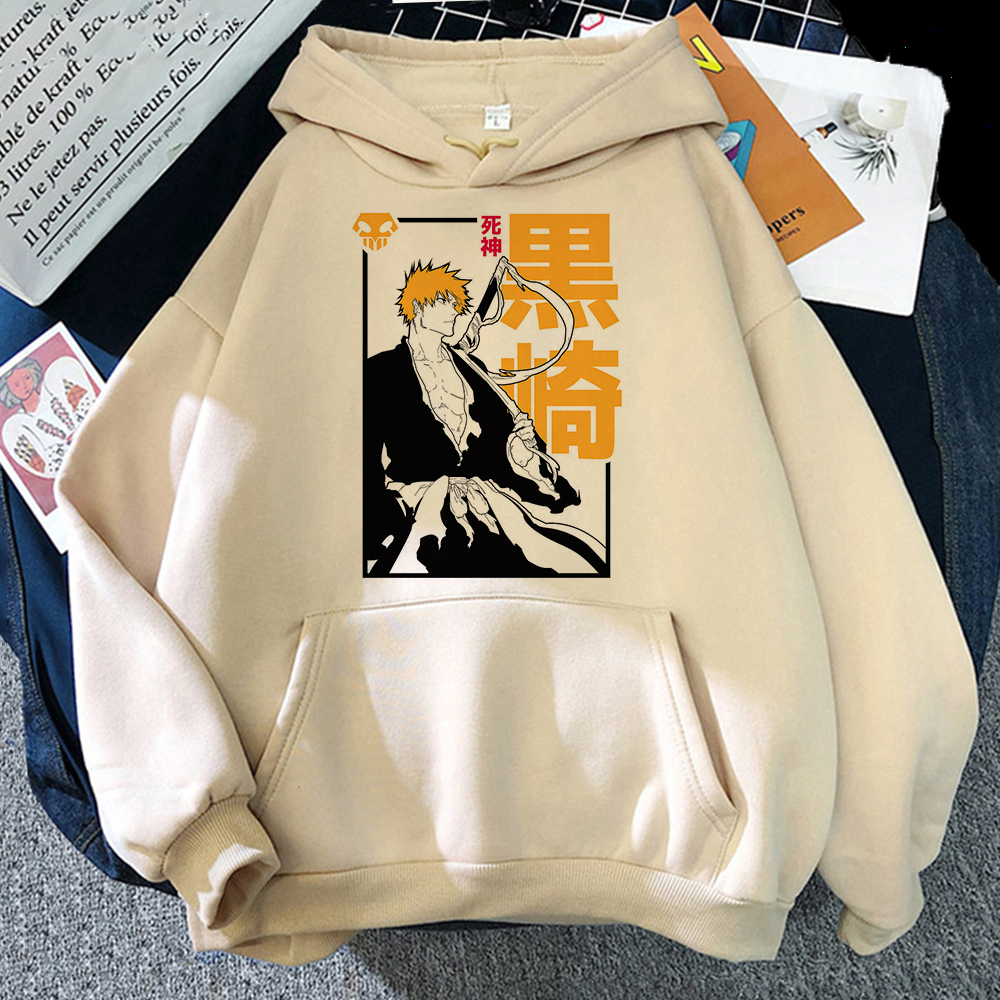 Hot Anime Bleach Graphic Hoodi - Bleach Captain Coat ulasan dan harga