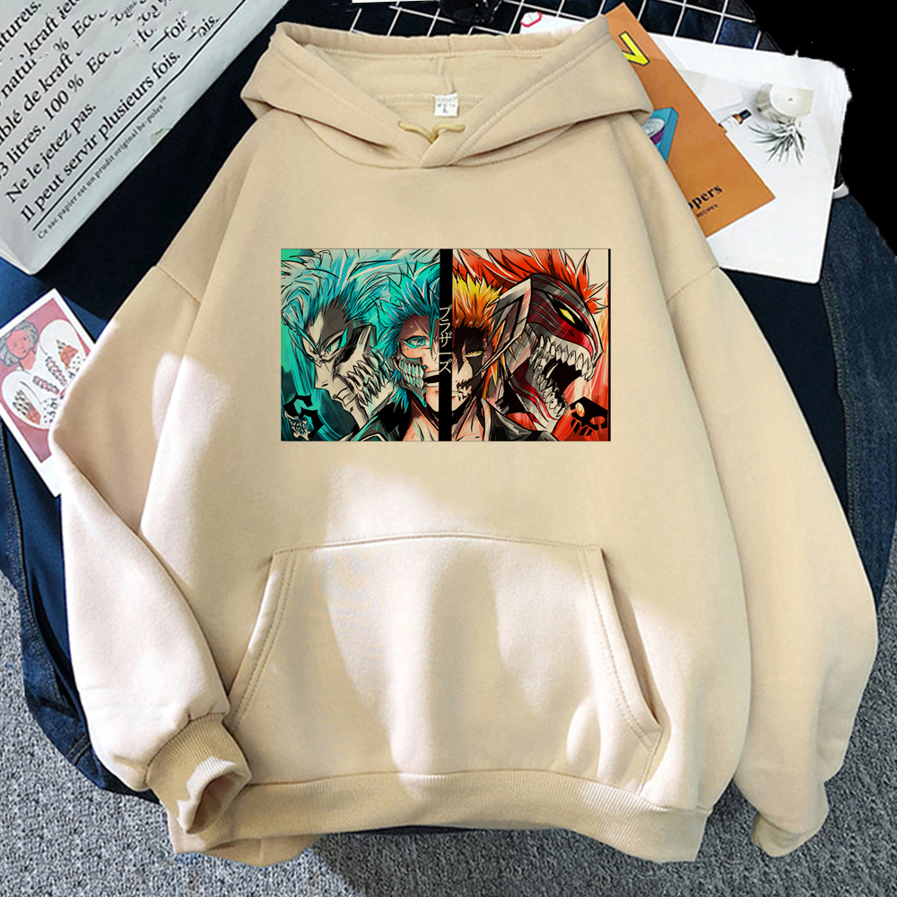 Hot Anime Bleach Graphic Hoodi - Bleach Captain Coat ulasan dan harga