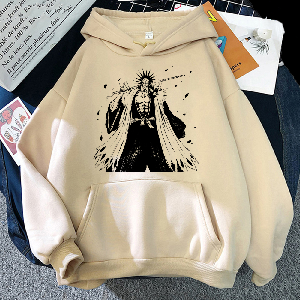 Hot Anime Bleach Graphic Hoodi - Bleach Captain Coat ulasan dan harga