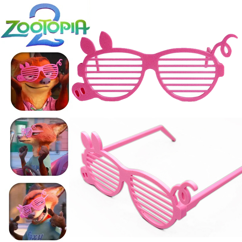 Anime Zootopia Pig Glasses Cos - Anime Cosplay Makeup ulasan dan harga