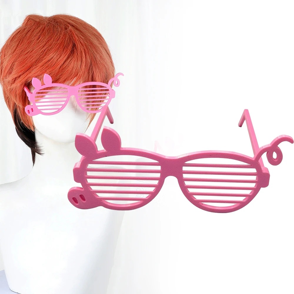 Anime Zootopia Pig Glasses Cos - Anime Cosplay Makeup ulasan dan harga