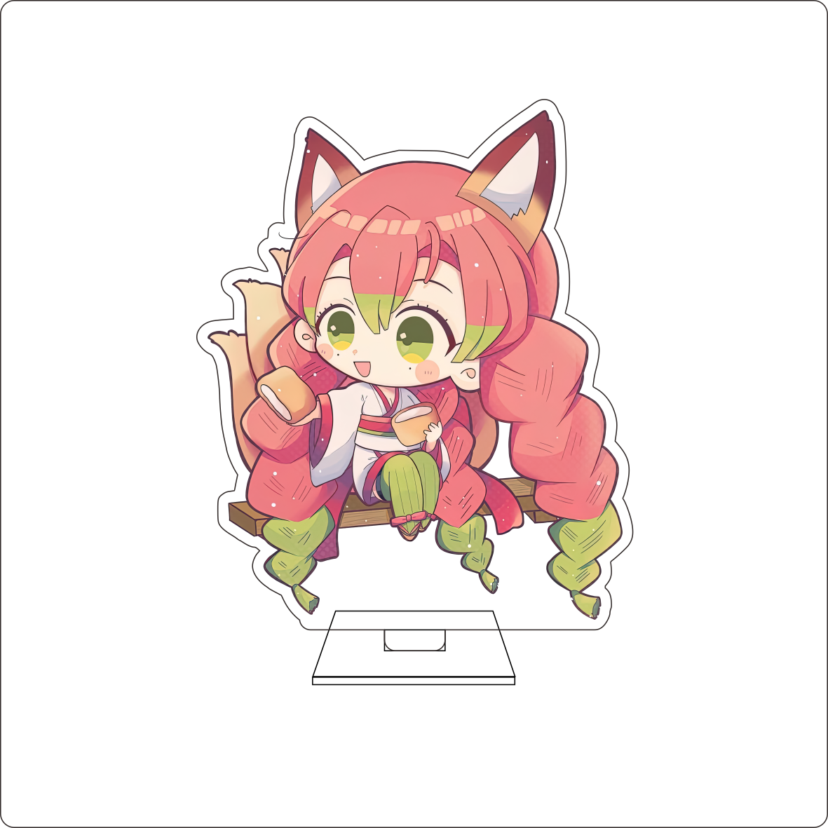 10CM Anime Demon Cosplay Cute  - Anime Cosplay Props ulasan dan harga
