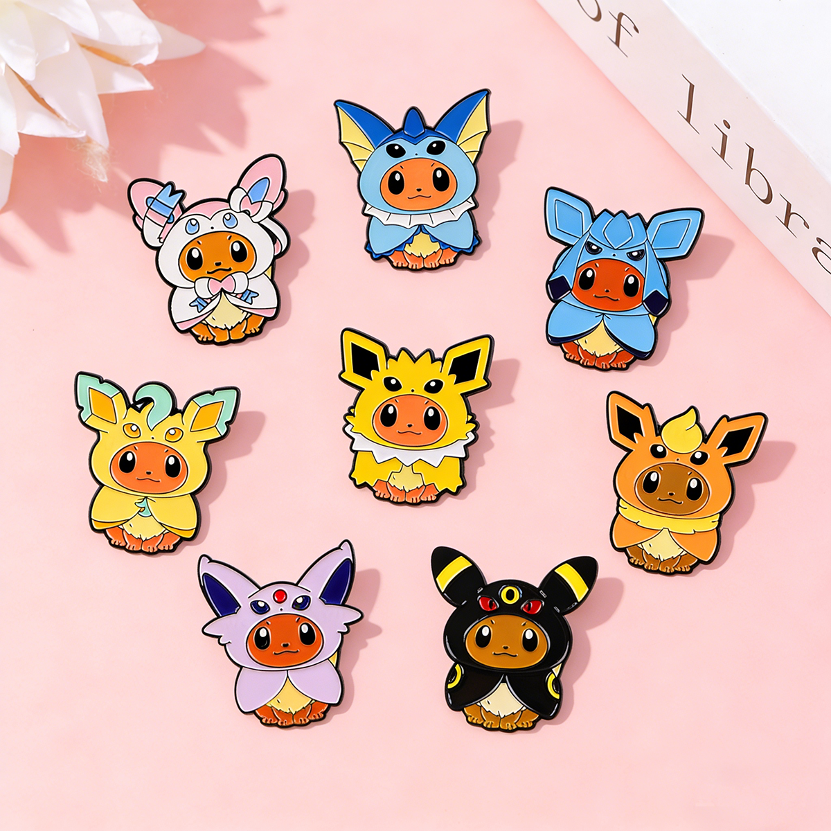 8Pcs Creative Cartoon Pokemon  - Anime Cosplay Pokemon ulasan dan harga