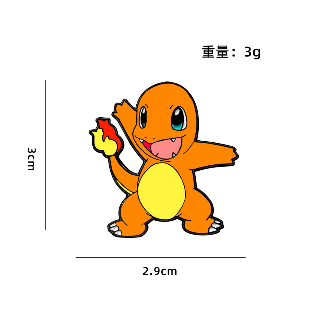 4Pcs Pokemon Enamel Pins Set,  - Anime Cosplay Pokemon ulasan dan harga