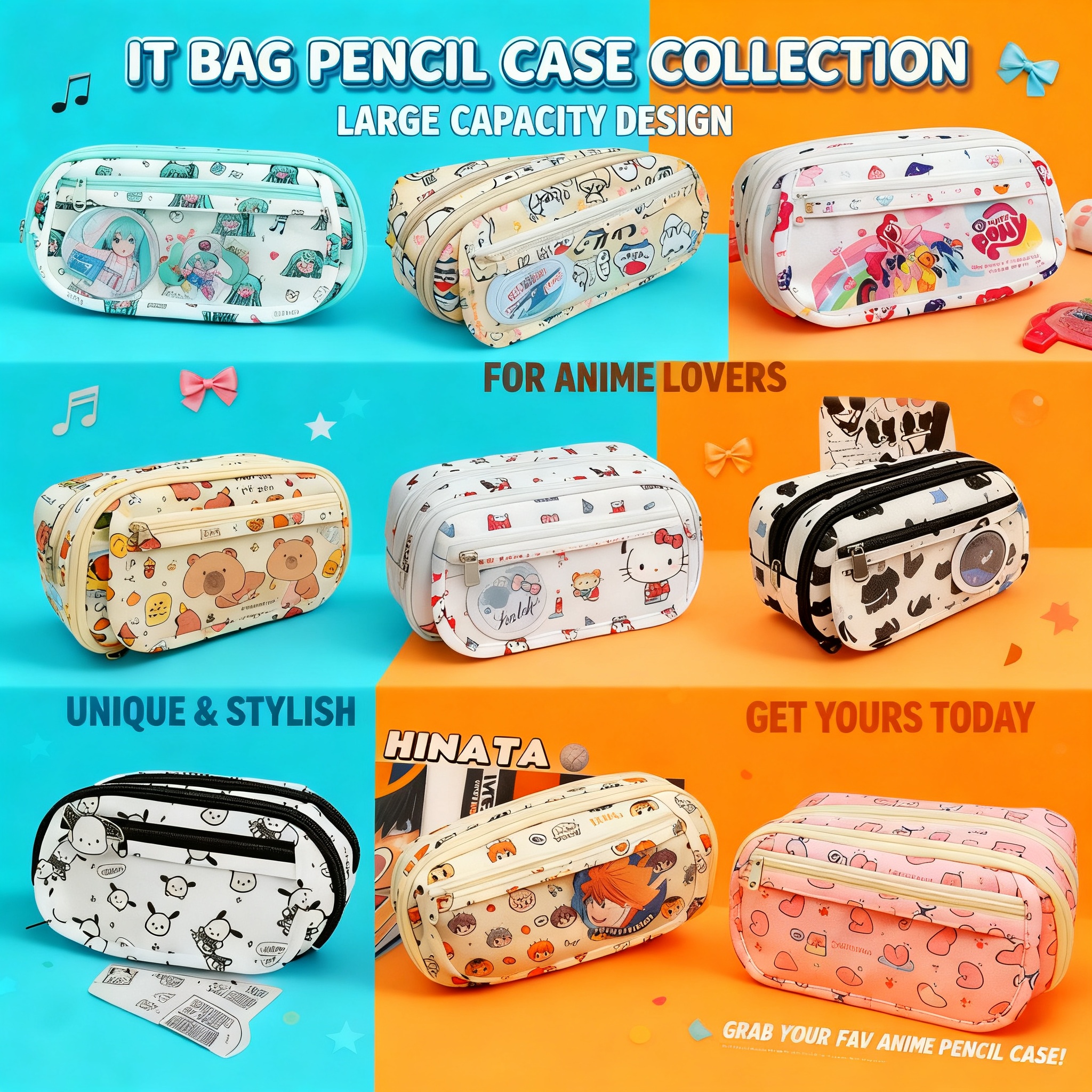 Hatsune Miku Cute Large Capaci - Anime Cosplay Makeup ulasan dan harga