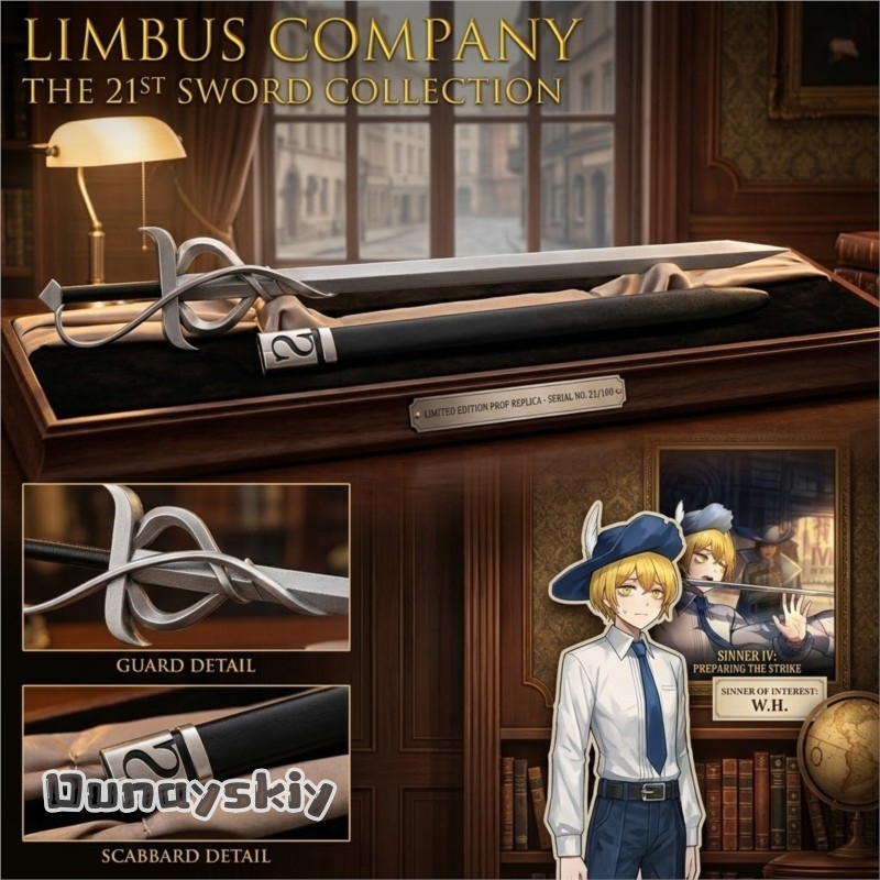 Hemera/Sinclair Sword Limbus C - Anime Cosplay Sword ulasan dan harga