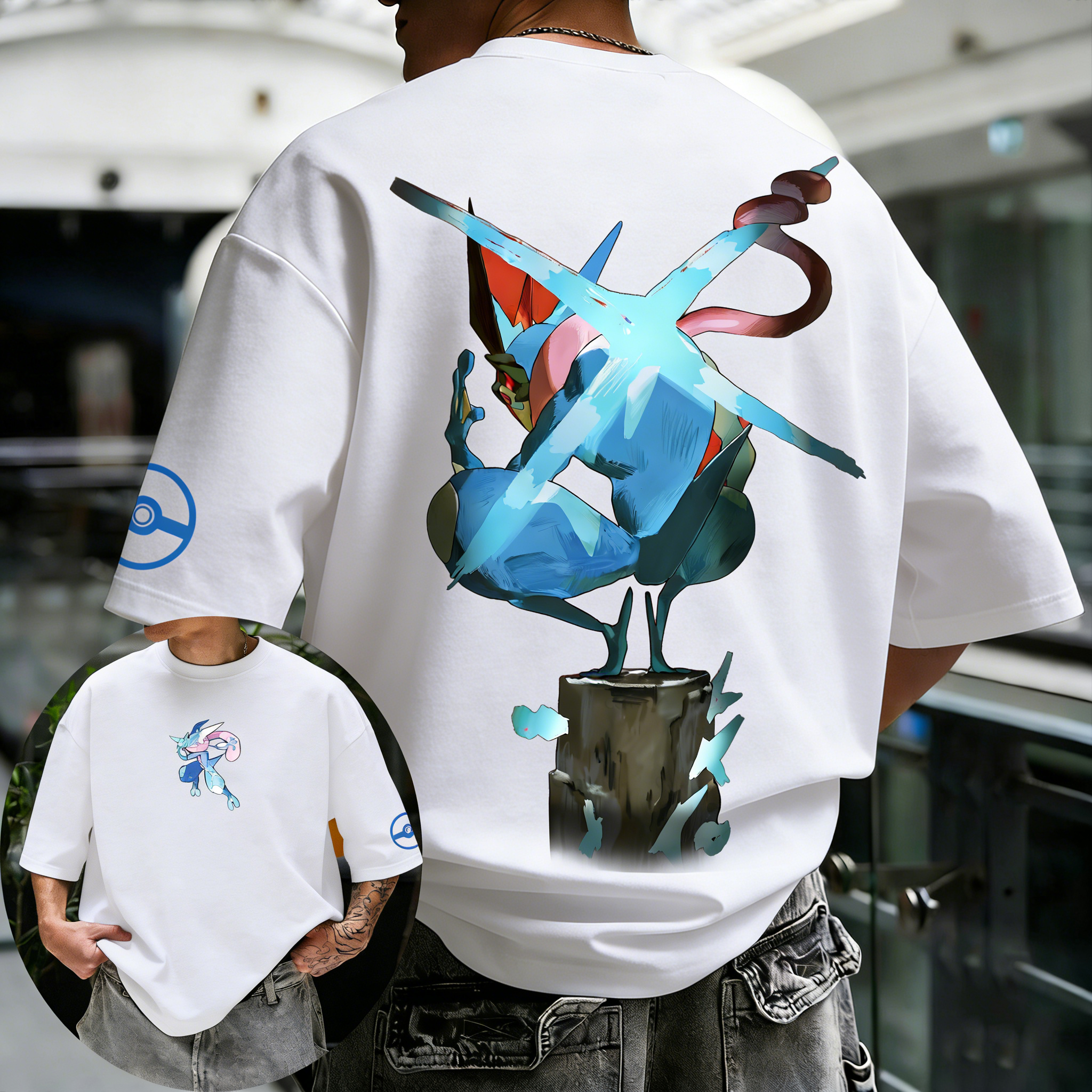 Pokémon Anime Greninja Printed - Anime Cosplay Pokemon ulasan dan harga