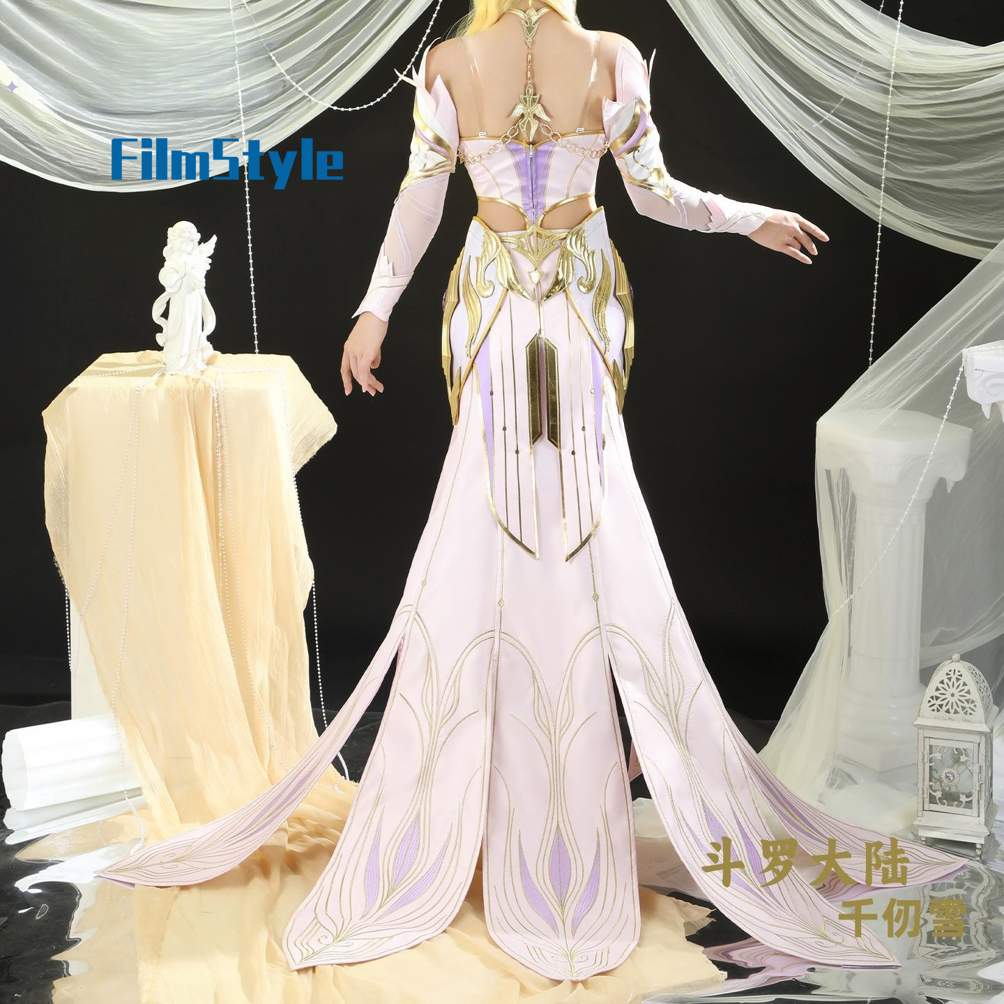 Soul Land Angel Goddess Qian R - Anime Cosplay Outfits Female ulasan dan harga