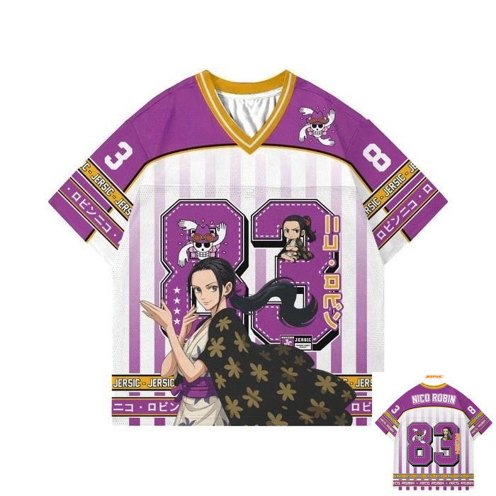83 Jersey One Piece Nico Robin - Anime Cosplay Nico Robin ulasan dan harga