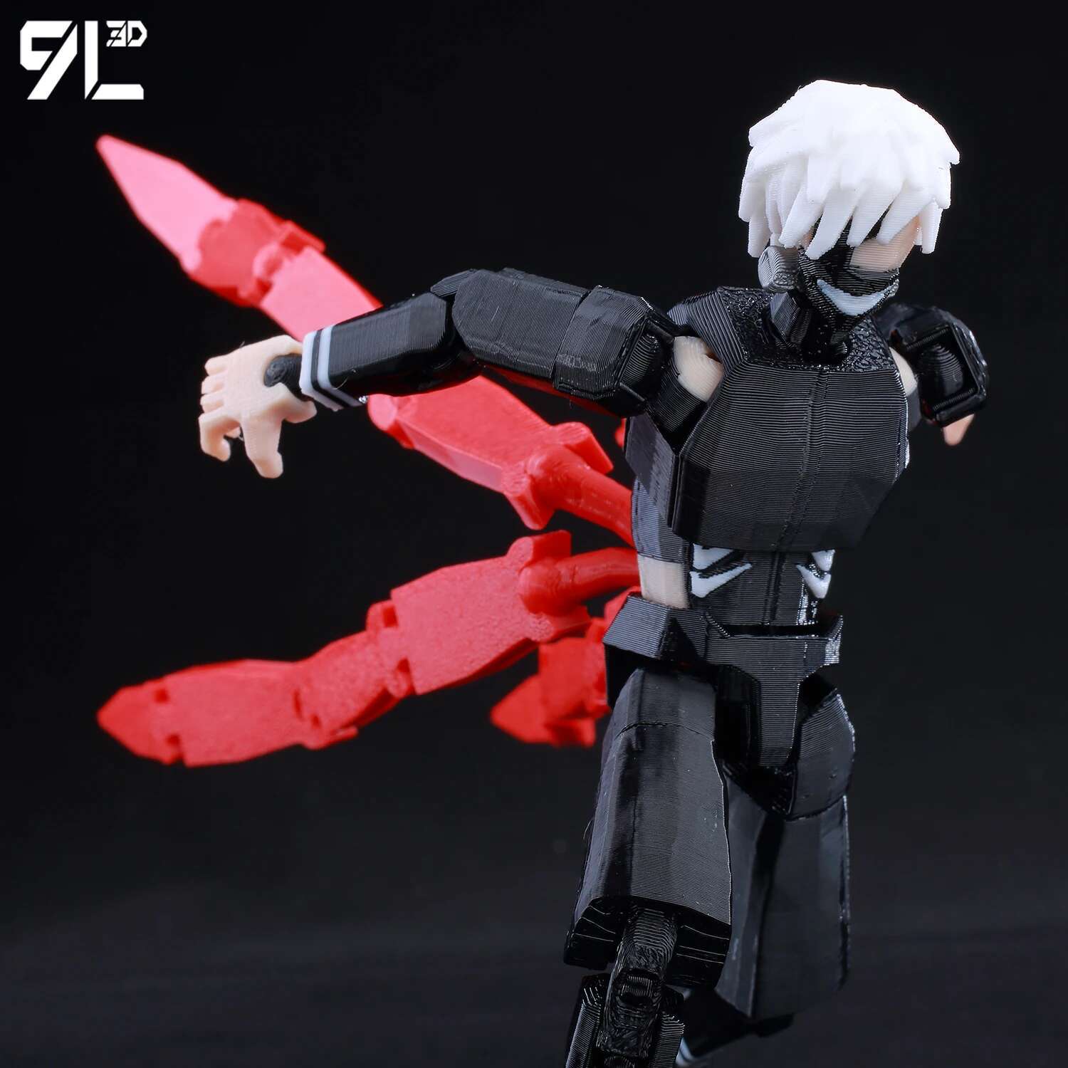 9L3D Lucky 13 Dummy 13 T13 - K - Tokyo Ghoul Mask ulasan dan harga