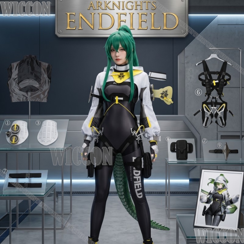 Arknights Endfield fluorite Co - Anime Cosplay Outfits Female ulasan dan harga