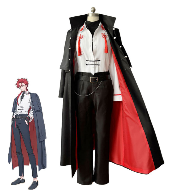 Link Click Cosplay Costume Lon - Anime Cosplay With Red Hair ulasan dan harga