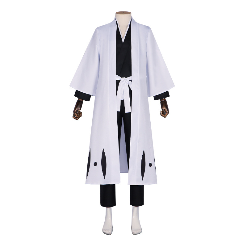 Death Aizen Sousuke Cosplay Co - Bleach Captain Coat ulasan dan harga