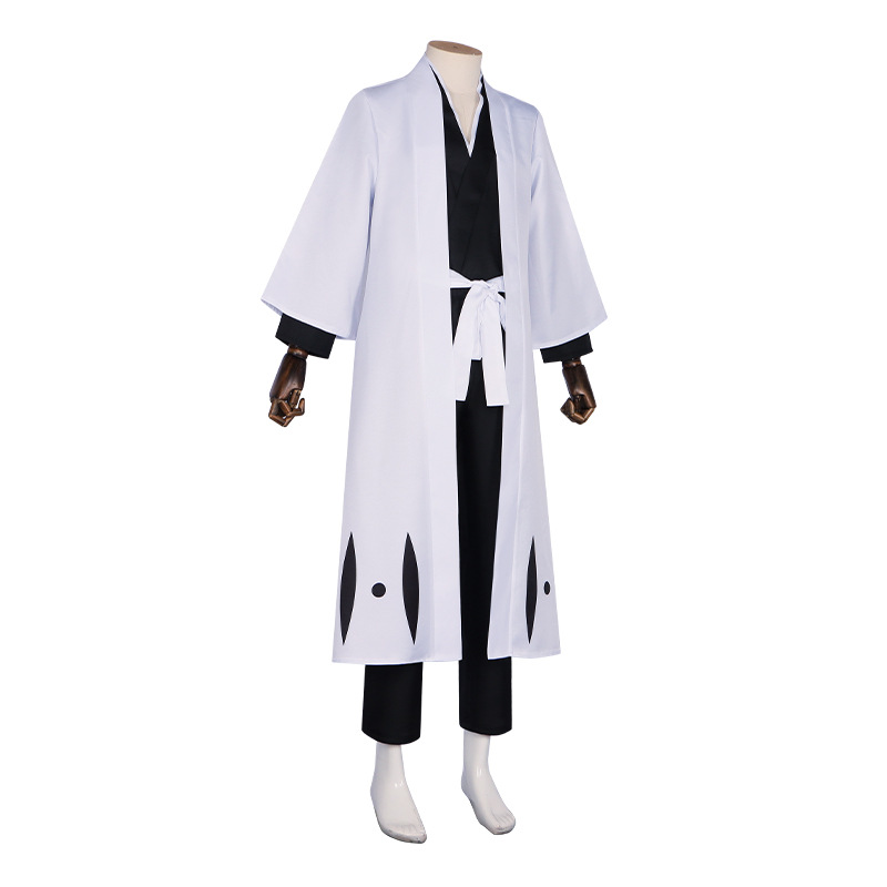 Death Aizen Sousuke Cosplay Co - Bleach Captain Coat ulasan dan harga