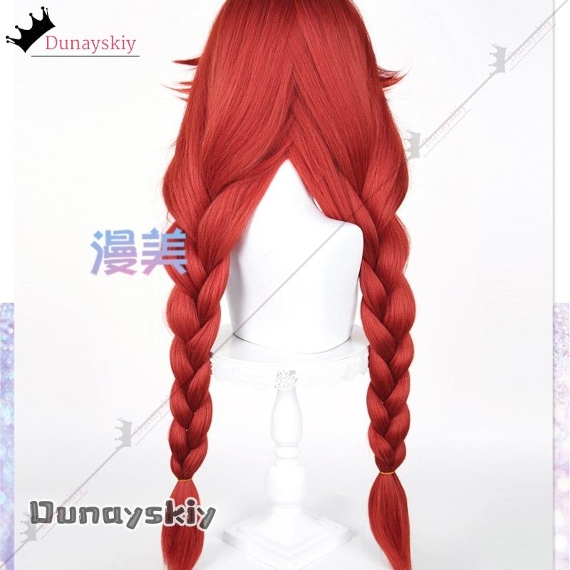 YiNuo@GACHIAKUTA Riyo Cosplay  - Anime Cosplay With Red Hair ulasan dan harga
