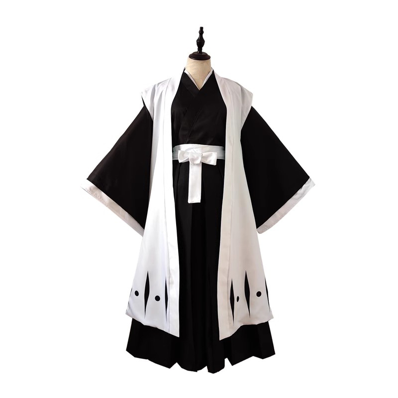 Toshiro Hitsugaya Cosplay Cost - Bleach Captain Coat ulasan dan harga