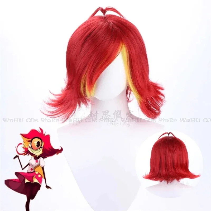 2025 hasbin Cos Niffty Wig Ani - Anime Cosplay With Red Hair ulasan dan harga